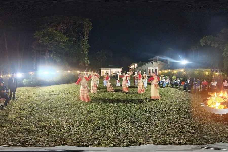 Bihu dance and cultural evening at Jungleciti House